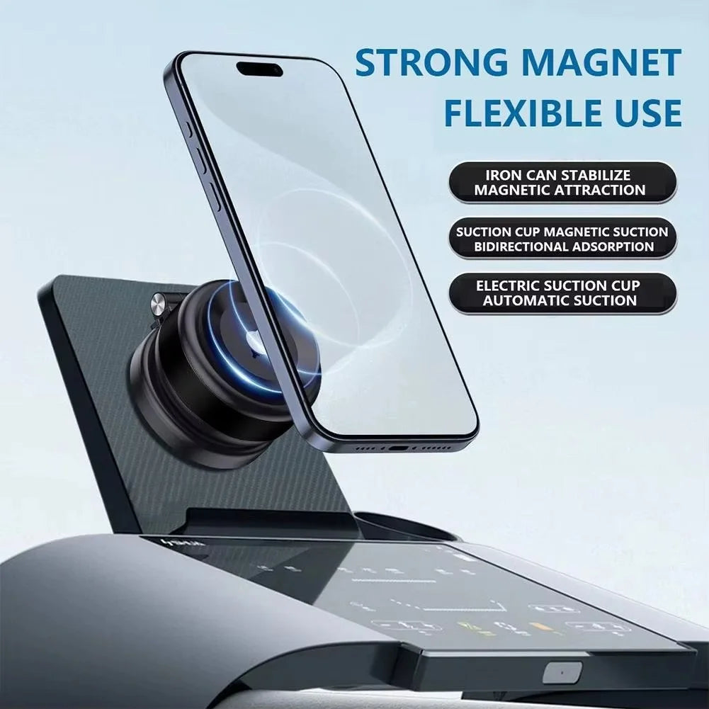 CZ07 Magnetic Vacuum Car Phone Holder – Secure Mount for iPhone, Samsung & Xiaomi
