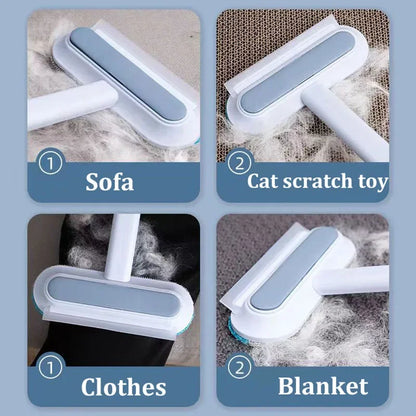 Reusable Pet Hair Removal Gloves – Double-Sided Grooming Tool for Dogs & Cats, Removes Fur from Furniture, Carpets & Sofas